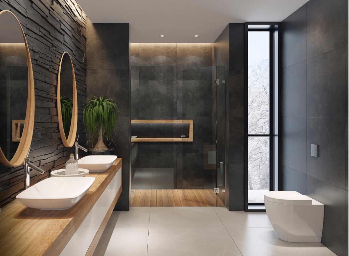 Frameless glass shower screen installation