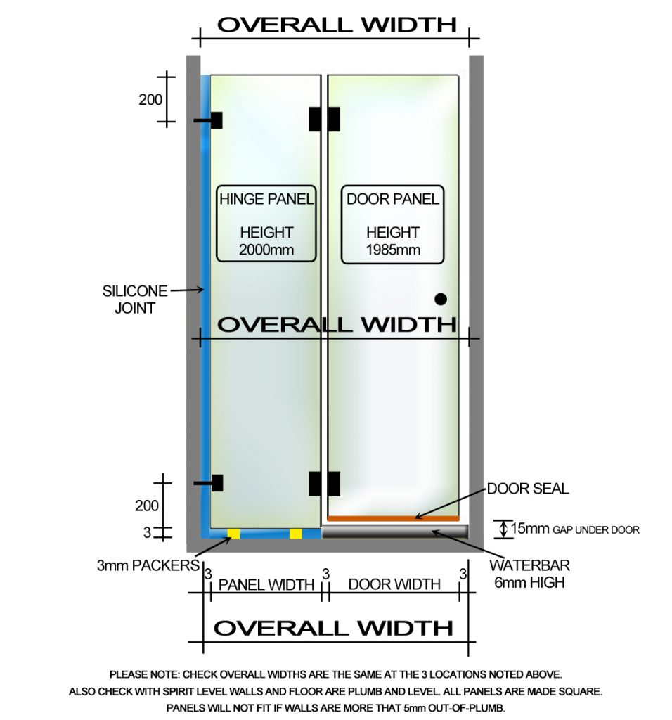 Supplier layout drawing