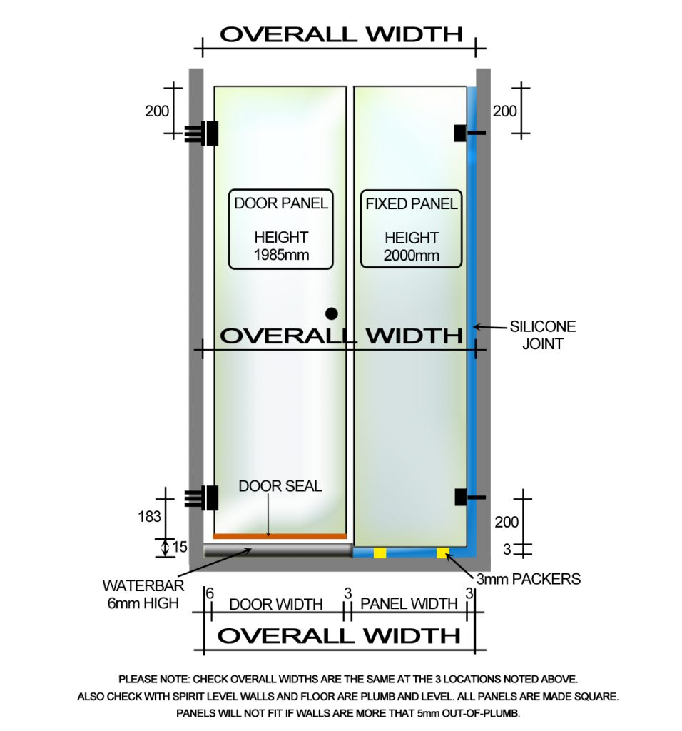 Supplier layout drawing