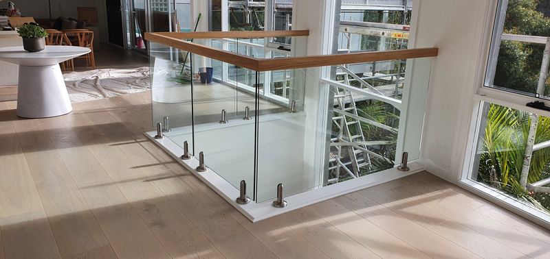 Internal glass balustrade, Hornsby Heights