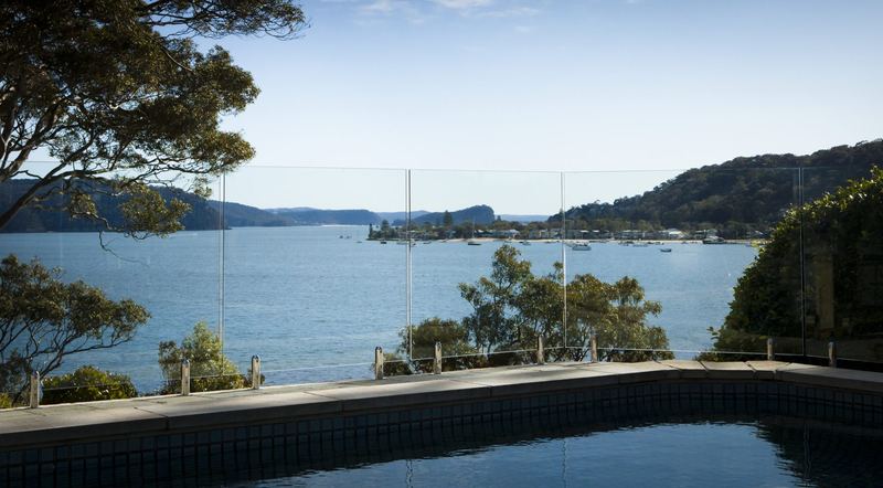 Frameless glass pool fence, Clareville